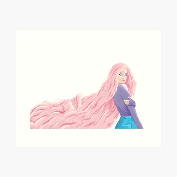 Cloud Girl Art Print