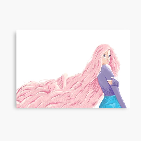 Cloud Girl Canvas Print