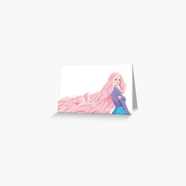 Cloud Girl Greeting Card