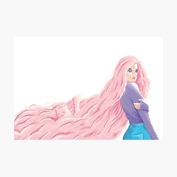 Cloud Girl Photographic Print