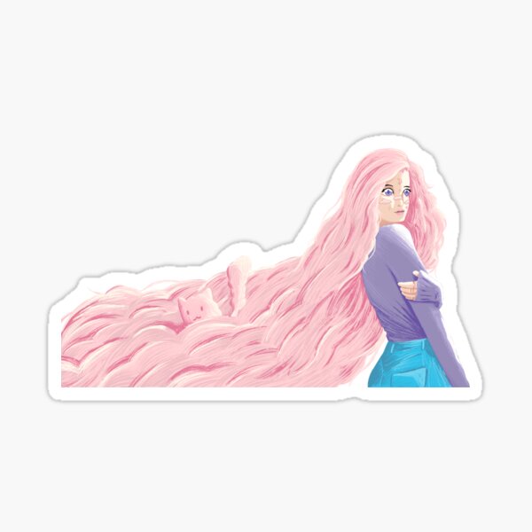 Cloud Girl Sticker