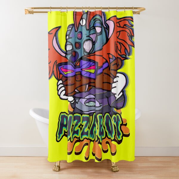 "Pizzaboy Reptillian Chucky" Shower Curtain for Sale by Philltoons