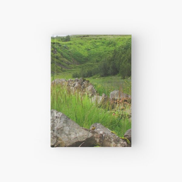 Watercolor Landscape, Fossarett 04, Iceland Hardcover Journal