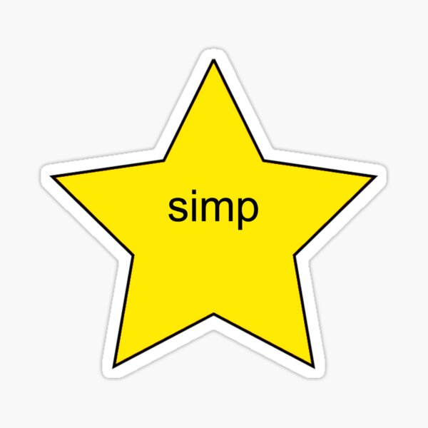 Proud Simp Sticker
