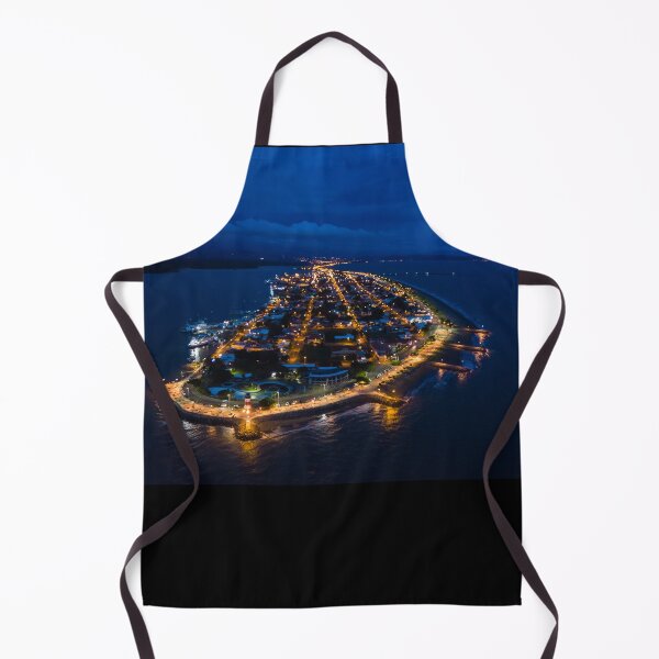 Item preview, Beautiful aerial view of the town of Puntarenas at night in Costa Rica designed and sold by Gianvivi.