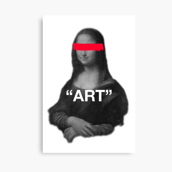 Art Rouge Mona Lisa Impression sur toile