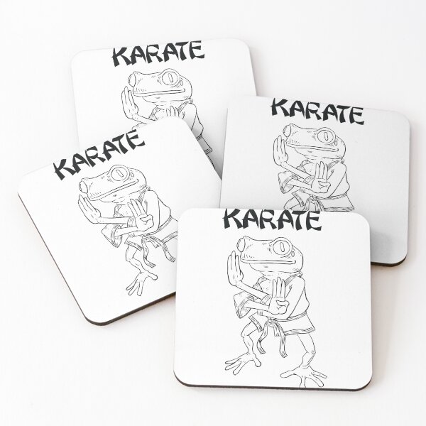Item preview, karate frog designed and sold by GustoPrints.