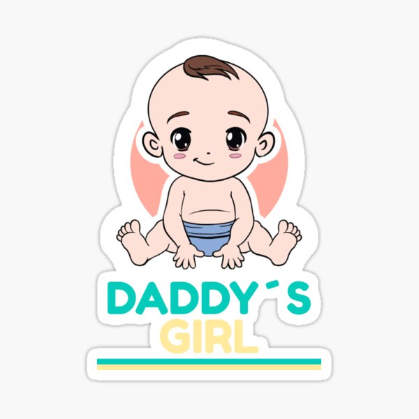 Age Regression Daddy´s Girl Sticker By Orion Blue Redbubble