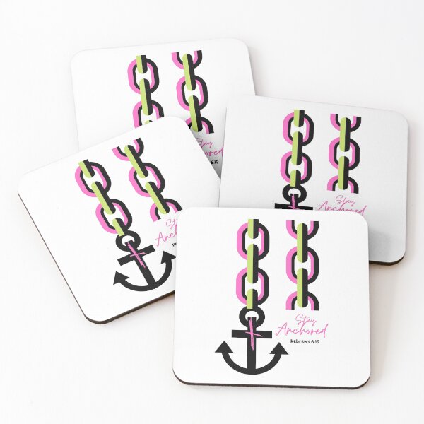Item preview, STAY ANCHORED PINK & GREEN designed and sold by SheGotJoy.