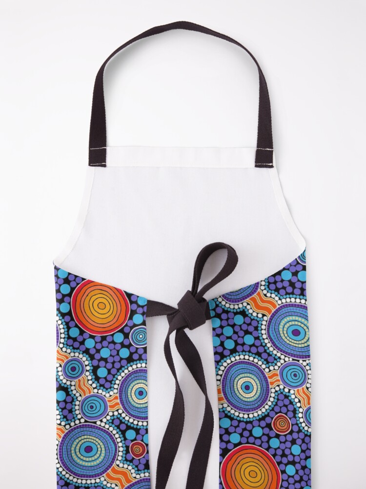 Alternate view of Authentic Aboriginal Art - The Journey Blue Apron