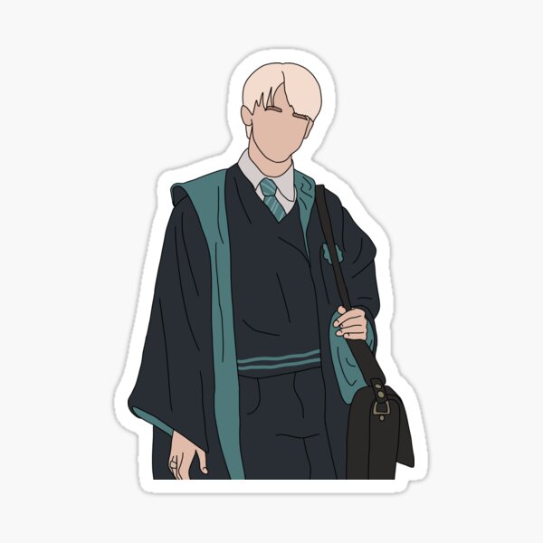 Draco Malfoy Stickers Redbubble - draco malfoy roblox decal