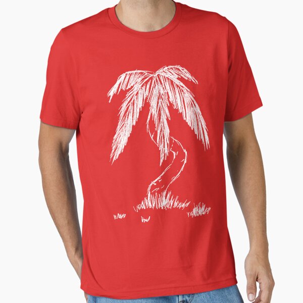 Design 8: White Palm Tree Essential T-Shirt