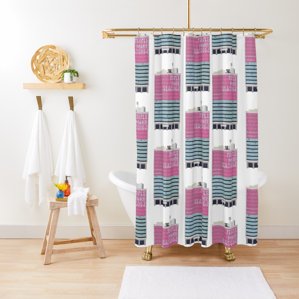Item preview, Shower Curtain designed and sold by TheRandomFactor.