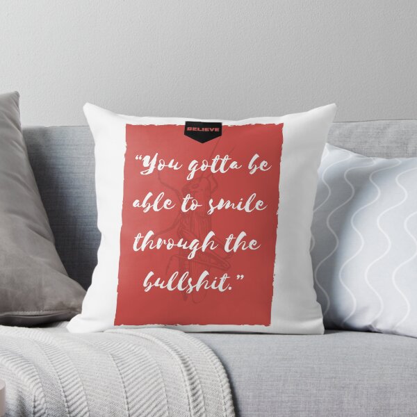 You Gotta Smile Throw Pillow