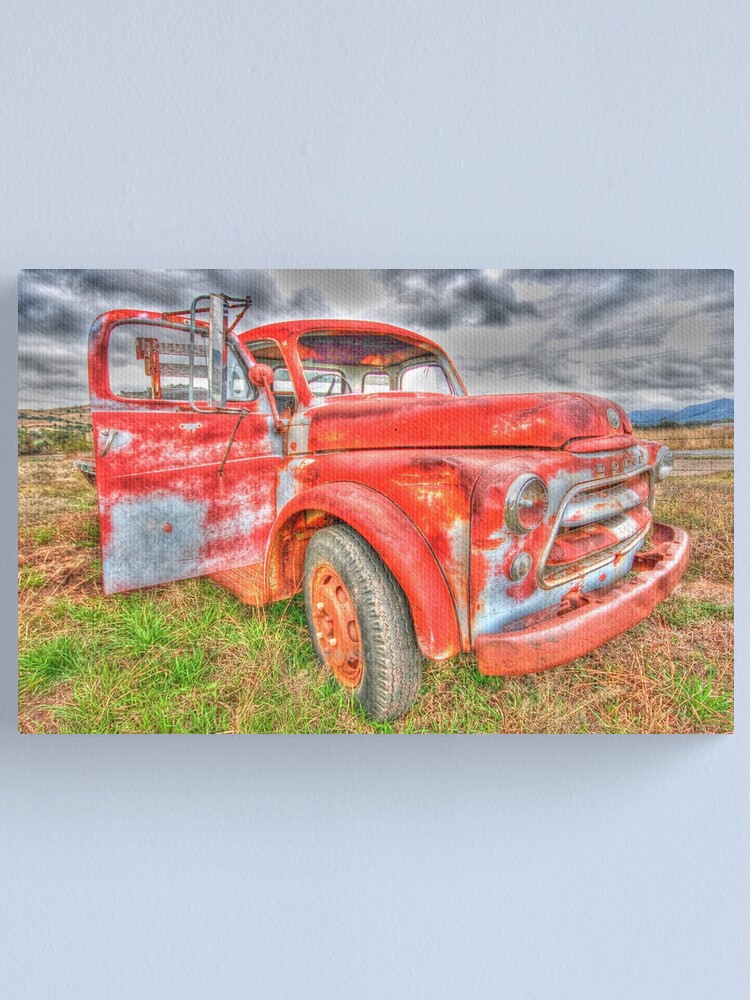 Alternate view of Rusty Dodge Pickup Truck Canvas Print