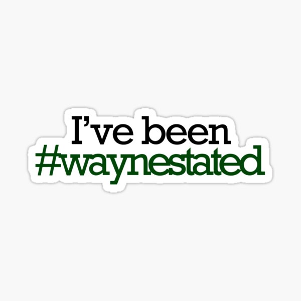 Wayne state Sticker