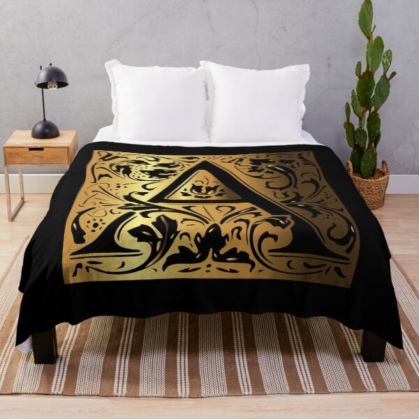 Item preview, The Letter A Beautiful floral bouquet golden design With Amazing Ornament designed and sold by yacine12353.
