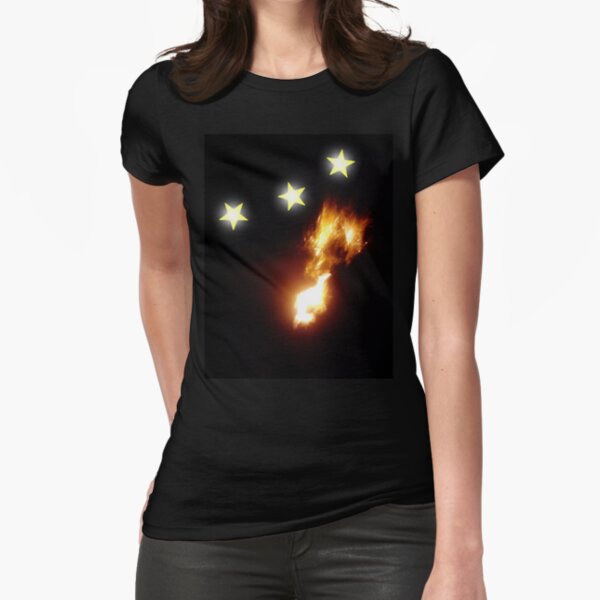 Design 13: Fire of Orion Fitted T-Shirt