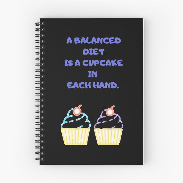 Item preview, Balanced diet is a cupcake in both hands designed and sold by Monkey204.