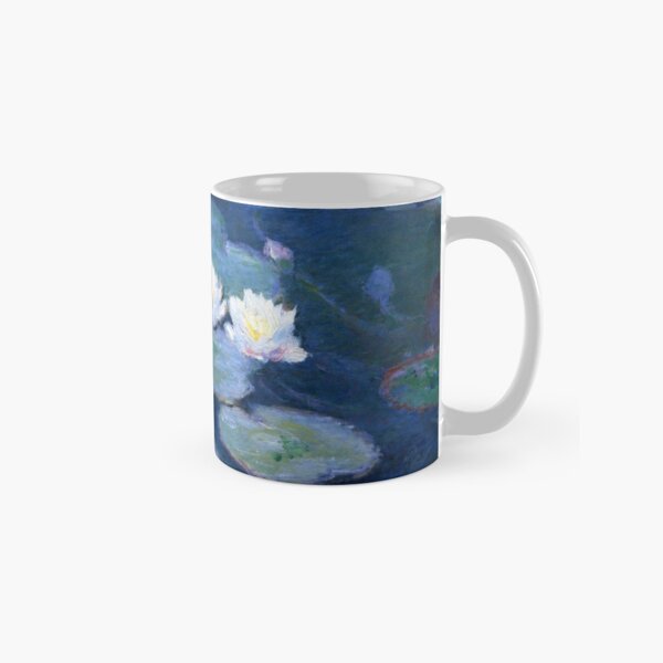 Two Water Lilies Monet Fine Art Classic Mug
