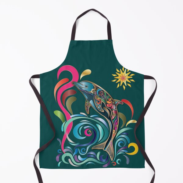 Item preview, Joyful Colorful Dolphin in Sunny day designed and sold by Nobiya.