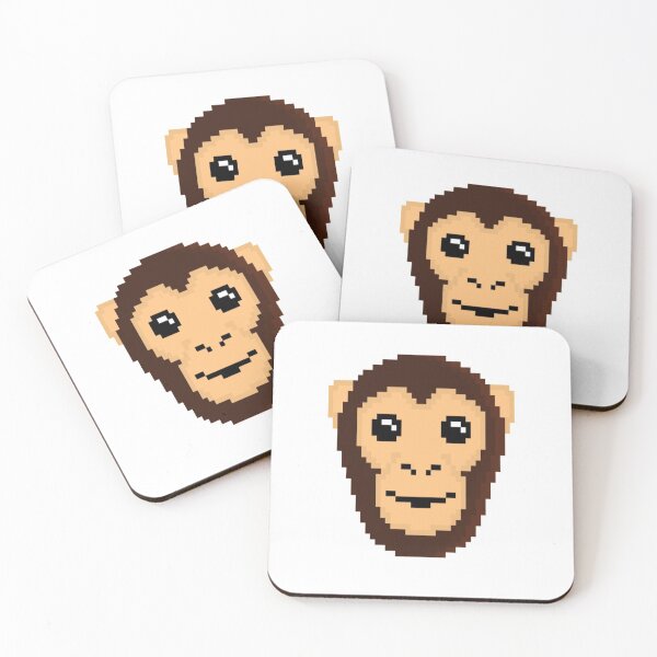 Item preview, Monkey Face Pixel designed and sold by NinjaMonkeyPig.