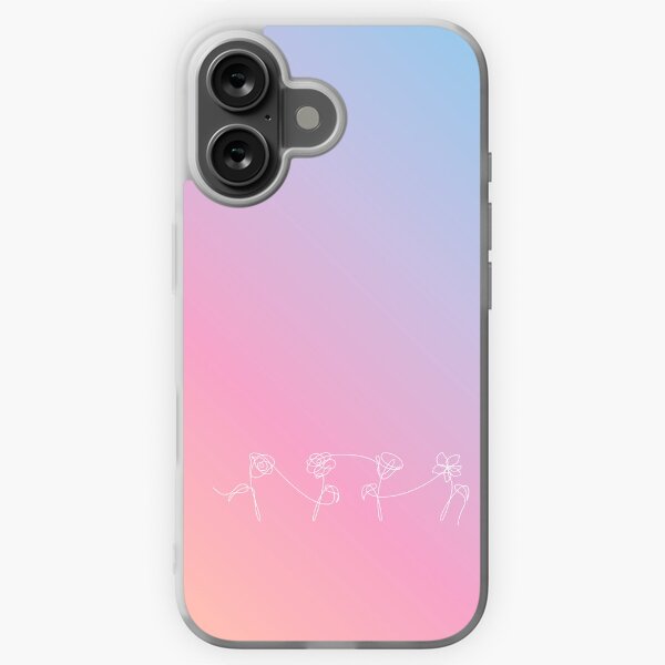 BTS Love Yourself Her Album Flowers Gradient background BTS Love Yourself Her Album Flowers Gradient background