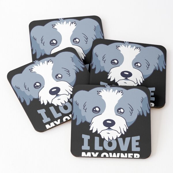 Item preview, I Love My Owner Dog Design designed and sold by DavinciStore21.