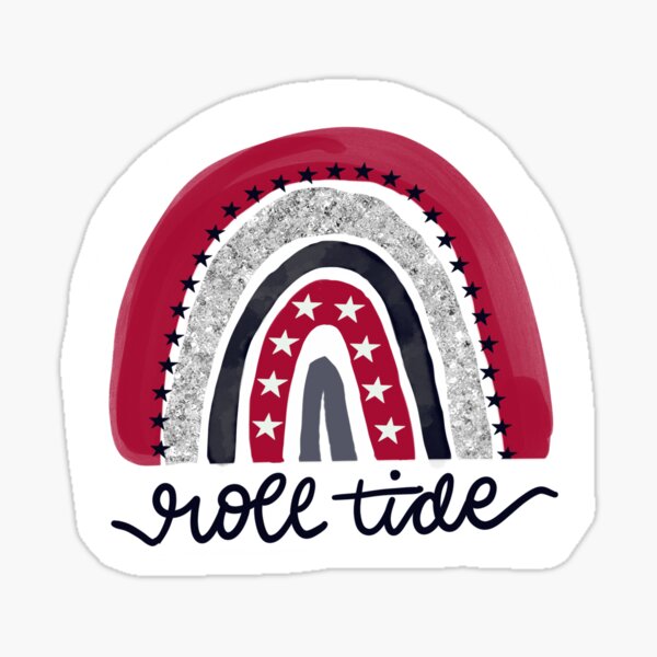Roll Tide Rainbow Sticker