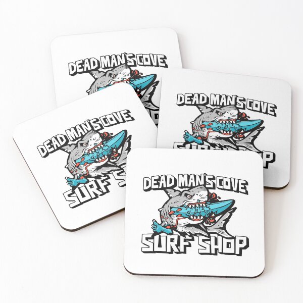 Item preview, Dead Man's Cove Surf Shop Shark Attack designed and sold by davestees506.
