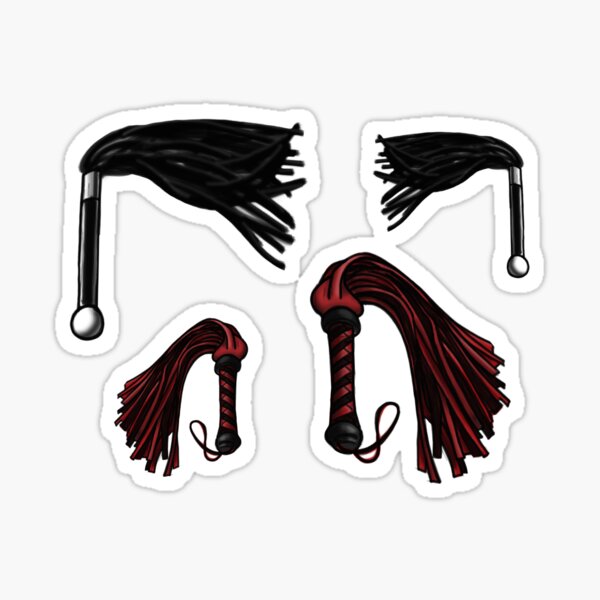 Sexy Time Adult Floggers Sticker