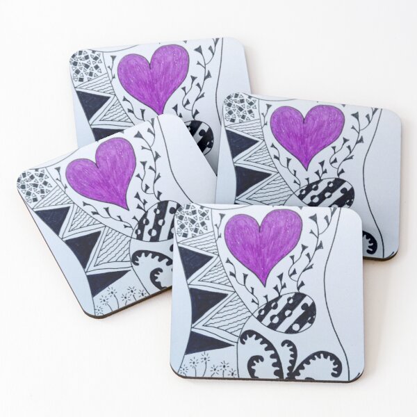 Item preview, Purple heart designed and sold by Mathilde GT.
