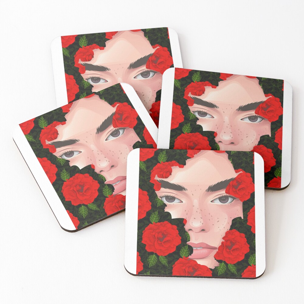 Item preview, Coasters (Set of 4) designed and sold by Roniillustrator.