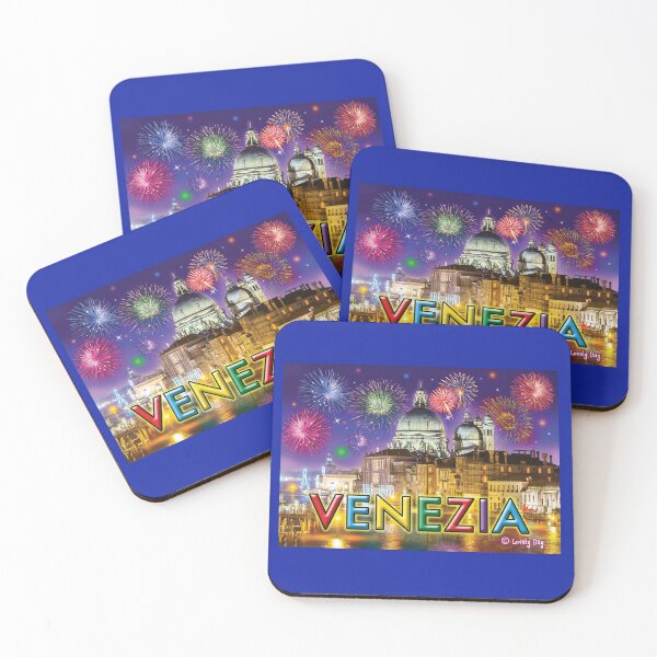 Item preview, Venezia Venice Basilica Fireworks Famous Lovely Day Design designed and sold by Lovely Day.