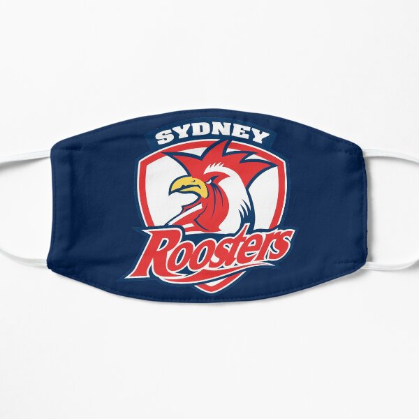 roosters-sydney Flat Mask