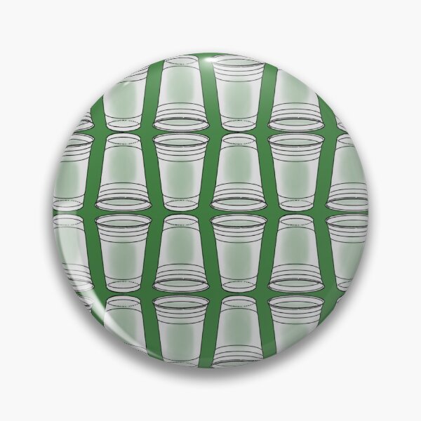 Item preview, Flip Cup Plastic Cup pattern in Green designed and sold by MelindaLedsome.