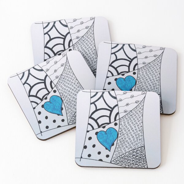 Item preview, Blue heart designed and sold by Mathilde GT.