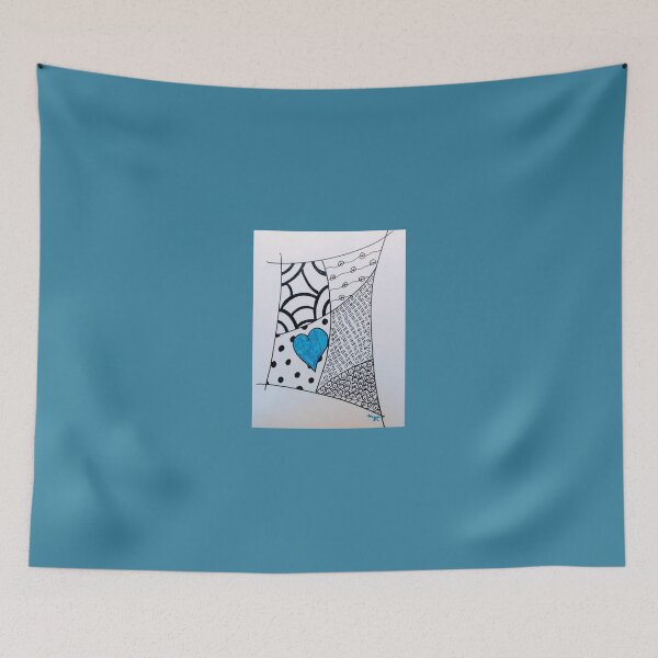 Item preview, Blue heart designed and sold by Mathilde GT.