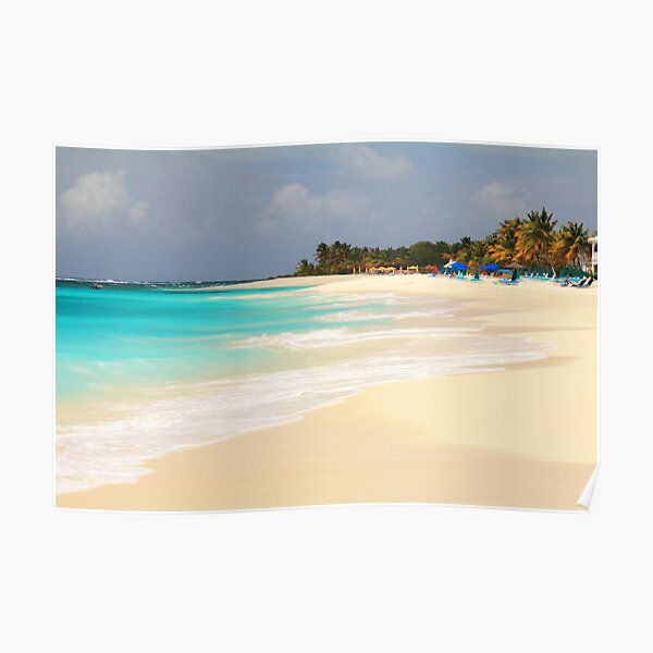 Shoal Bay Beach Anguilla Poster