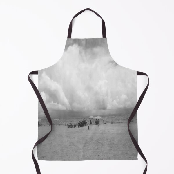 Item preview, Beach photography - Miami beach landscape Black and white designed and sold by gloriasd14.