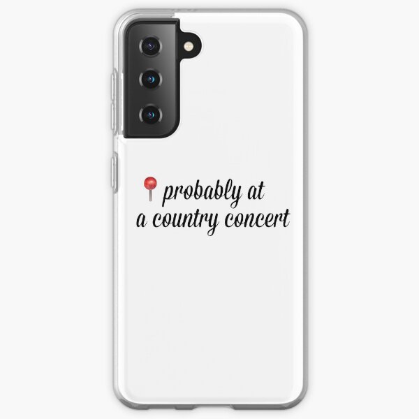 Country concert sticker Samsung Galaxy Soft Case