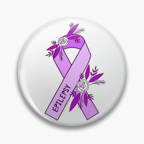 Item preview, Epilepsy Awareness Purple Ribbon designed and sold by lozo828.
