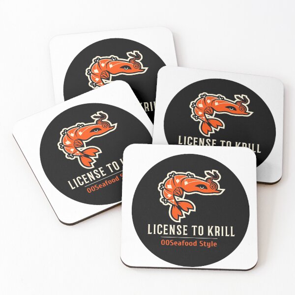 Item preview, License to Krill 00 Seafood Style BBQ  designed and sold by AndApArt.