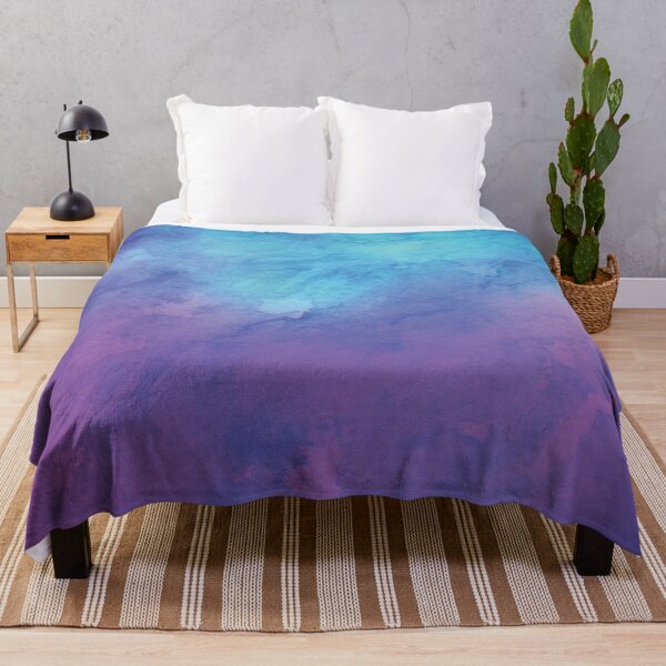 Item preview, Vibrant Watercolor blue and violet designed and sold by BlueZenStudio.