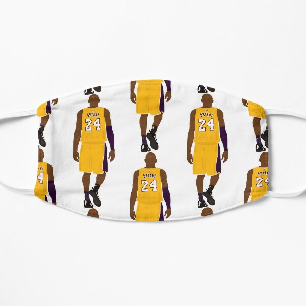 Download Kobe Bryant With 24 Number Yellow Mask By Vectortower Redbubble PSD Mockup Templates