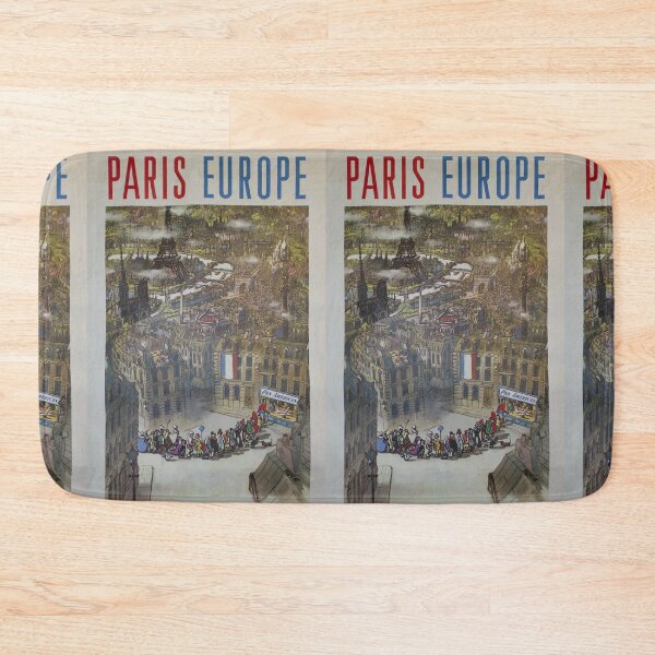 Artikelvorschau, Paris Europe vintage travel poster entworfen und verkauft von stickart-marek.