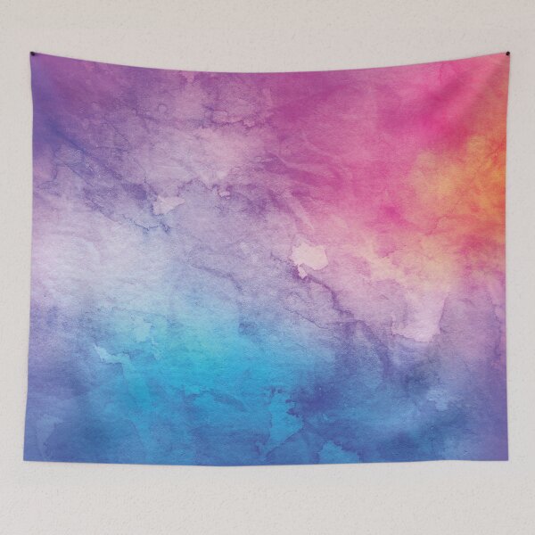 Item preview, Vibrant Watercolor pink and blue designed and sold by BlueZenStudio.