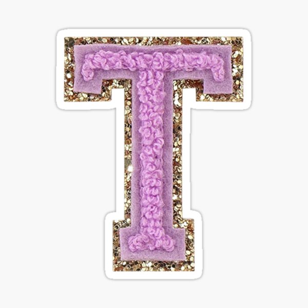 2.35 Iridescent Puffy Letter Patch Holographic Patch Self-adhesive Letter  Stick on Letters Letter Patch Gift 