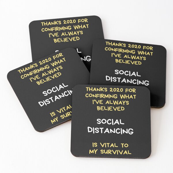 Item preview, Introverts Know Social Distancing is Vital designed and sold by TMIstories.