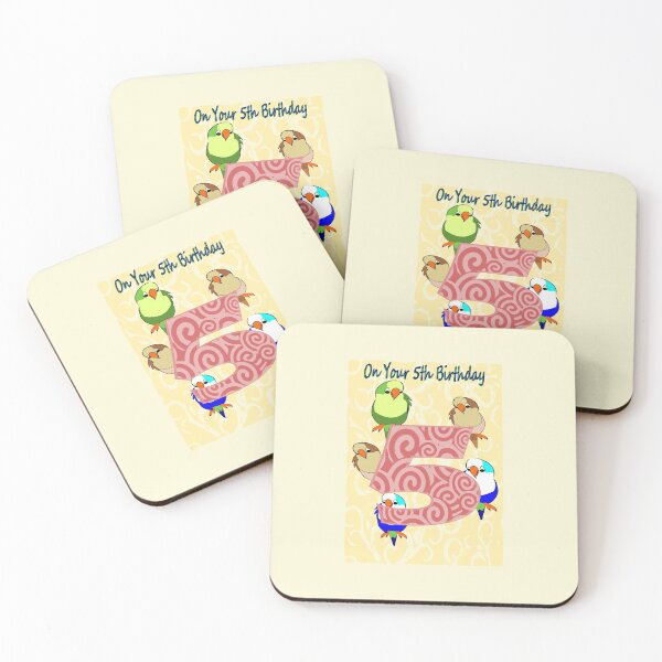 Item preview, 5 birds designed and sold by aldona.
